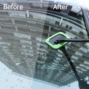 Microfiber Car Window Cleaner---Magical Car Ice Scraper Free Gift！