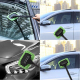 Microfiber Car Window Cleaner---Magical Car Ice Scraper Free Gift！